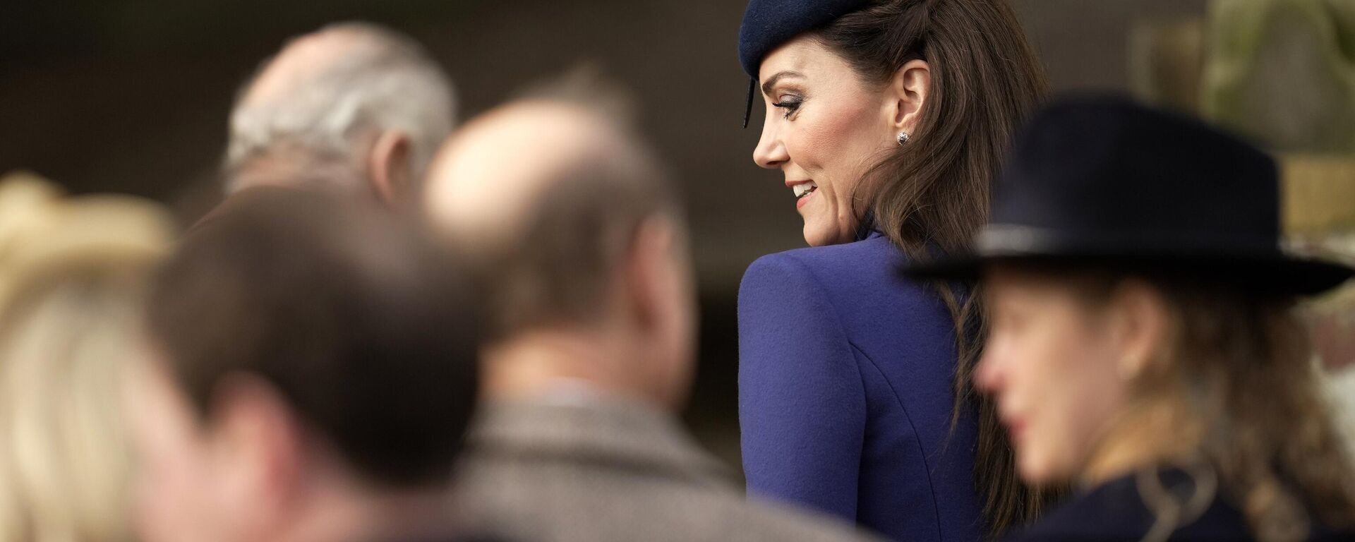 Britain's Kate, the Princess of Wales, leaves after attending the Christmas day service at St Mary Magdalene Church in Sandringham in Norfolk, England, Monday, Dec. 25, 2023. - Sputnik International, 1920, 18.01.2024