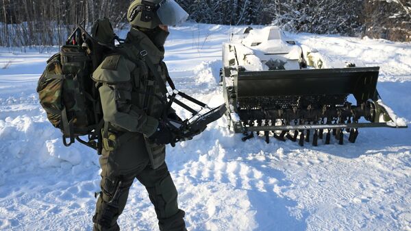 Russian engineer troops' drills in the Moscow Region. File photo - Sputnik International