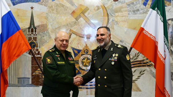 Russian-Iranian bilateral meeting between the military delegations, in Moscow, Russia.  - Sputnik International