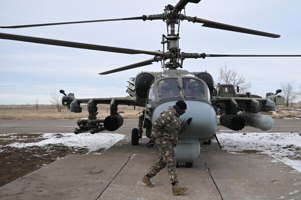 The Ka-52&#x27;s advanced flight control systems and powerful engines make it a highly maneuverable and agile platform, capable of operating in a variety of environments and weather conditions.  - Sputnik International