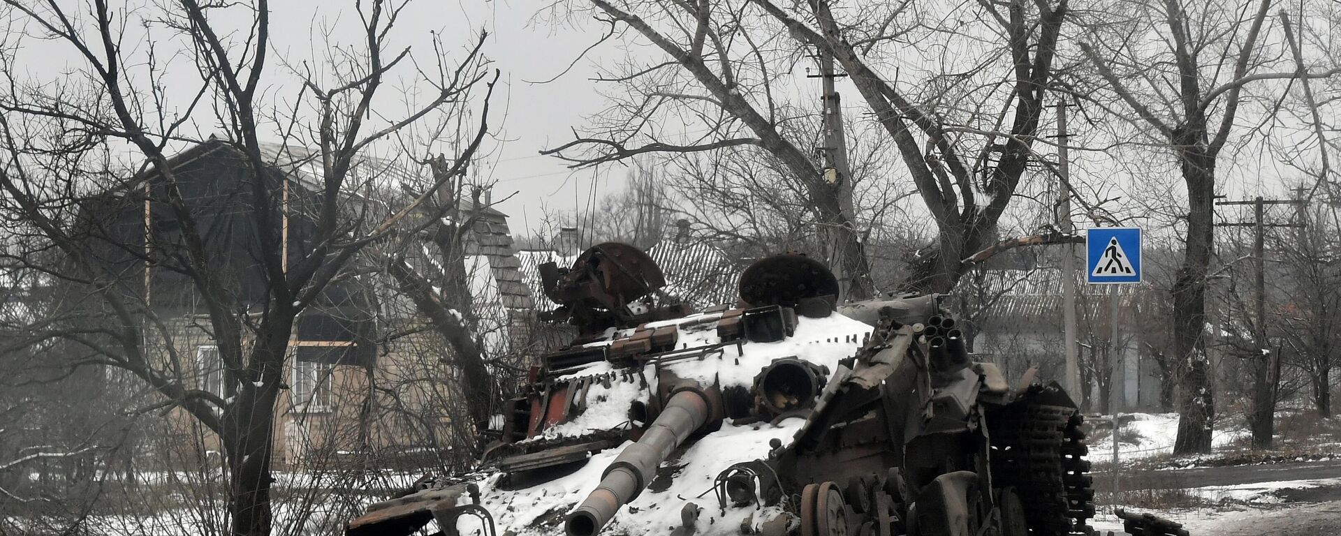 The Ukrainian armed forces' destroyed tank. File photo - Sputnik International, 1920, 27.01.2024
