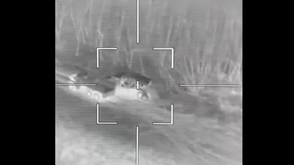 Ukrainian Grad MLRS Destroyed by Lancet Drone - Sputnik International