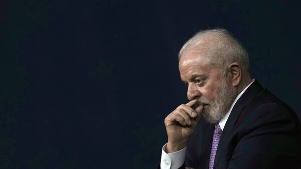 Brazil's President Luiz Inacio Lula da Silva attends the swearing-in ceremony of the new Attorney General Paulo Gustavo Gonet Branco in Brasilia, Brazil, Monday, Dec. 18, 2023.  - Sputnik International