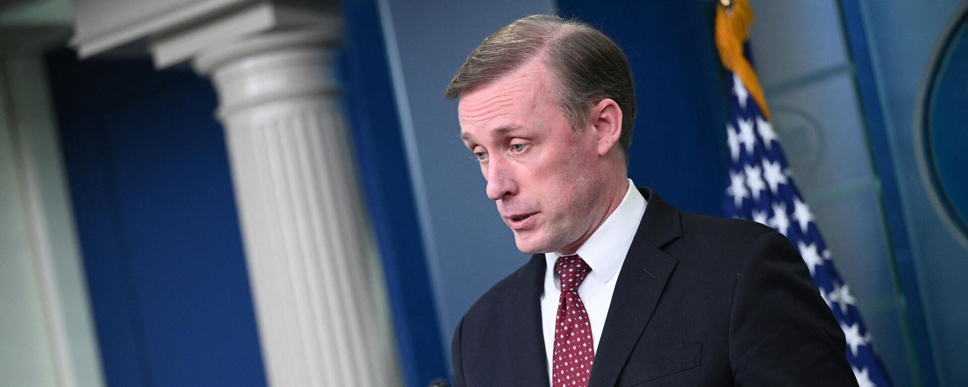 US National Security Adviser Jake Sullivan speaks during the daily briefing in the Brady Briefing Room of the White House in Washington, DC, on December 4, 2023 - Sputnik International, 1920, 04.02.2024