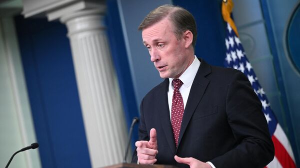 US National Security Adviser Jake Sullivan speaks during the daily briefing in the Brady Briefing Room of the White House in Washington, DC, on December 4, 2023 - Sputnik International