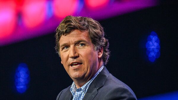 US conservative political commentator Tucker Carlson speaks at the Turning Point Action USA conference in West Palm Beach, Florida, on July 15, 2023. - Sputnik International