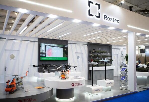 Rostec Corporation&#x27;s stand at the World Defense Show 2024. - Sputnik International