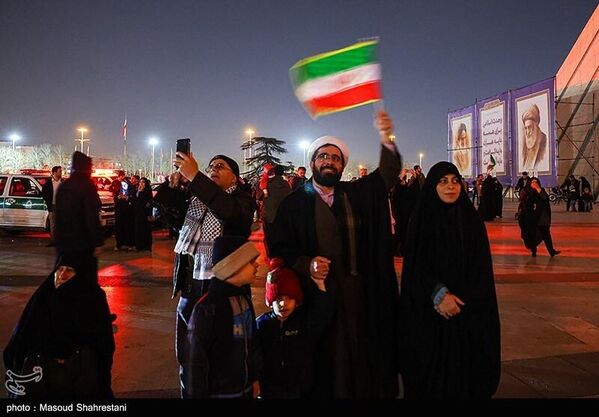 Pictured: Revelers celebrating the 45th anniversary of the Islamic Revolution.Relations worsened through the first half of the 1980s, with Iran&#x27;s revocation of two articles of the 1921 Soviet-Iranian Treaty pledging both countries not to deploy military contingents hostile to one another on one another&#x27;s territory, the USSR&#x27;s military operation in Afghanistan in support of a communist government besieged by CIA-backed rebels, and Moscow&#x27;s failed attempts to reconcile Baghdad with Tehran during the brutal Iran-Iraq War of 1980-1988 negatively impacting bilateral relations.Ayatollah Khomeini&#x27;s statements about the incompatibility of Islam with communist ideology further strained ties, with the supreme leader characterizing the USSR as the &quot;Lesser Satan&quot; in the Cold War confrontation against the American &quot;Great Satan,&quot; signaling that Iran would not support either side. - Sputnik International