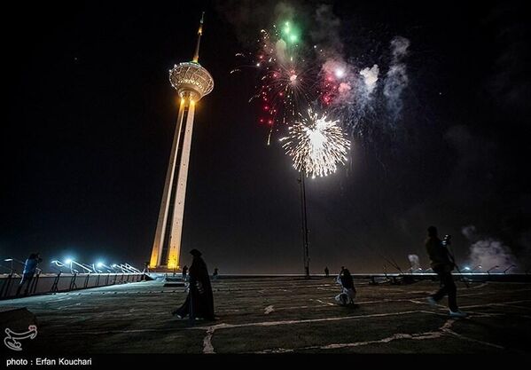 Pictured: Fireworks explode in the night sky against the background of Milad Tower during celebration of the anniversary of the Islamic Revolution.Relations between Russia and Iran have been forged by over 500 years of diplomatic contacts, and more than a millennium of ties going back to commercial exchanges between the Persian Empire and Russian peoples in the 8th century. This history has seen periods of friendship and cooperation, strife and conflict, but as former Iranian Ambassador to Russia Mehdi Sanaei said in 2018, &quot;at no point in the last 500 years has the level of dialogue between Iran and Russia been so high.&quot; - Sputnik International