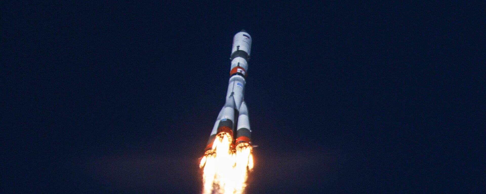 The Soyuz-2.1a rocket with the Progress MS-22 cargo spacecraft, bound for the International Space Station (ISS), blasts off a launch pad at the Baikonur Cosmodrome, Kazakhstan - Sputnik International, 1920, 15.02.2024