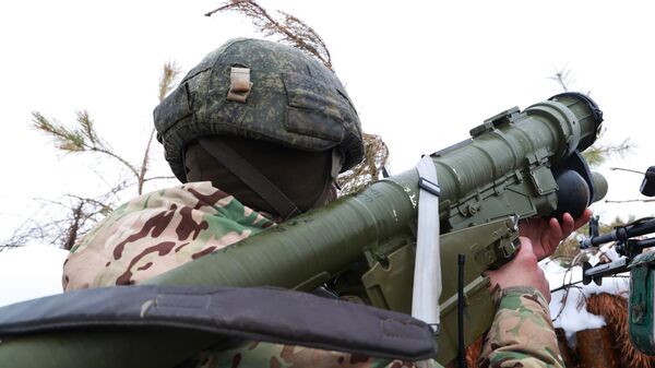 Russian Airborne Forces soldier with a Verba man-portable surface-to-air missile (SAM)
 - Sputnik International