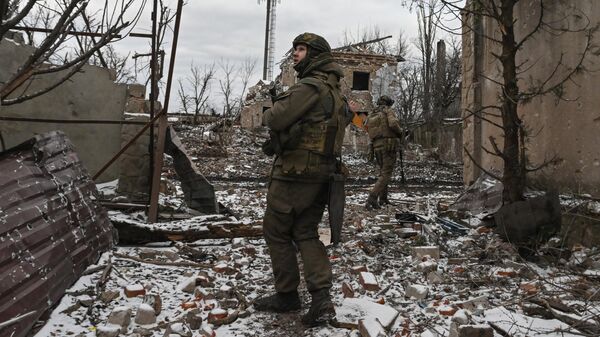 Russian troops exploring Avdeyevka - Sputnik International
