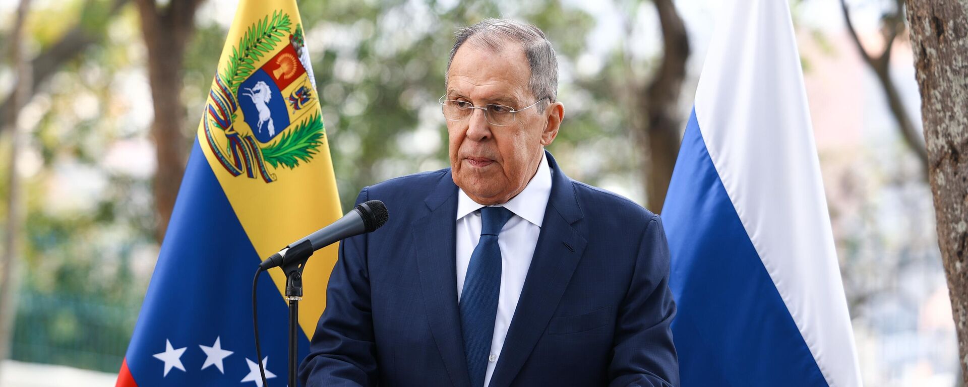Russian Foreign Minister Sergey Lavrov delivers a speech in Caracas, Venezuela - Sputnik International, 1920, 21.02.2024