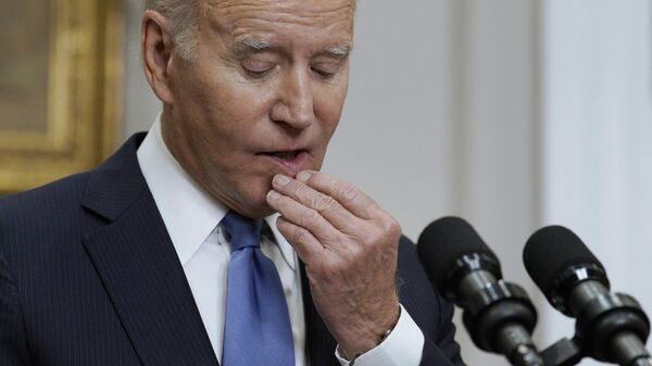 US President Joe Biden speaks during a news conference - Sputnik International