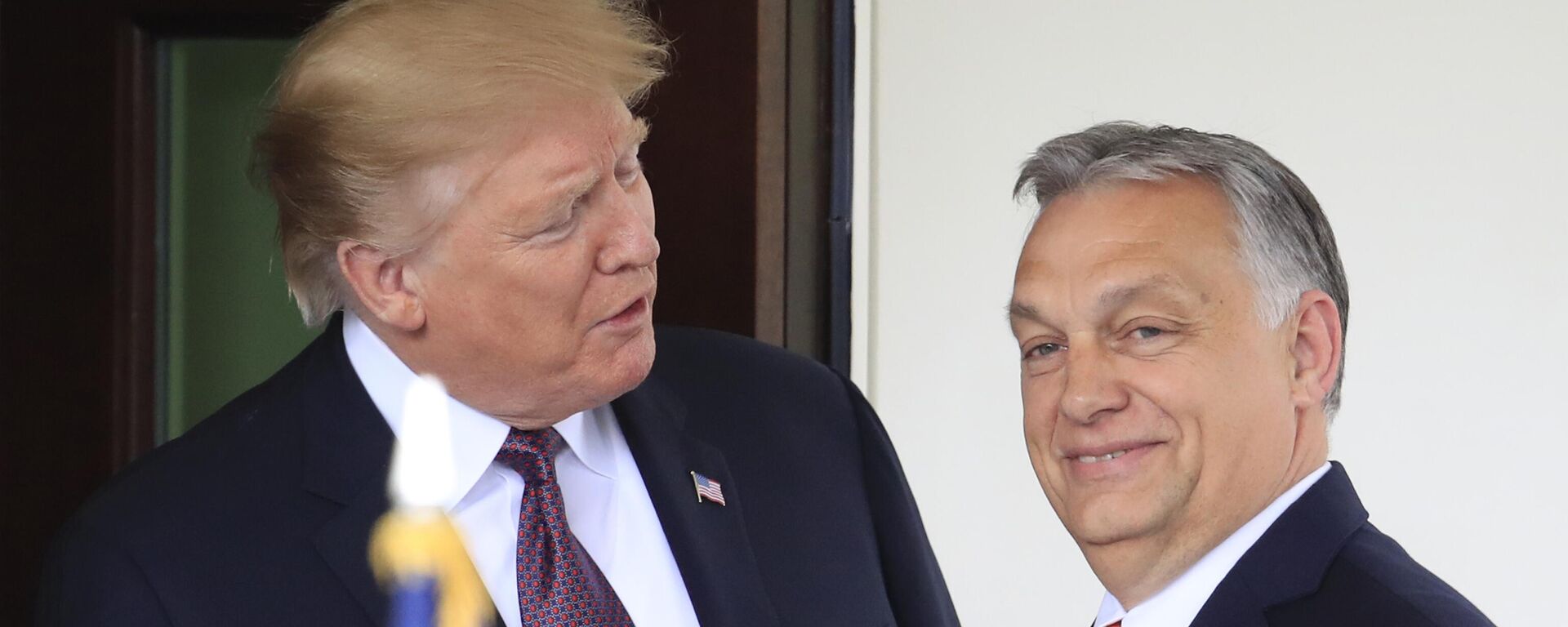 President Donald Trump welcomes Hungarian Prime Minister Viktor Orban to the White House in Washington, on May 13, 2019 - Sputnik International, 1920, 06.03.2024