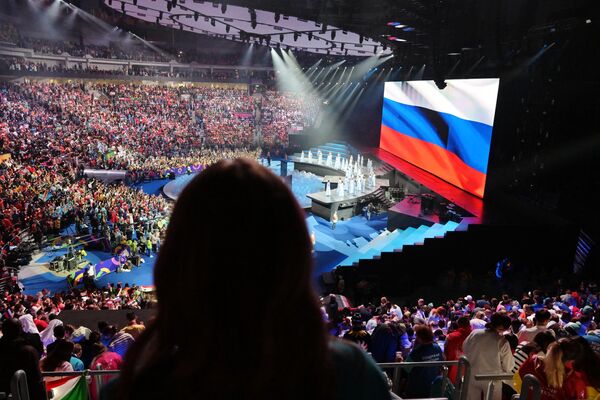 &quot;We are all born equal, but the question is: Are we growing, are we developing in equal conditions? The answer is, unfortunately, no. There is no equal world for all. And this is the main injustice of today’s world order, today’s world,&quot; Putin said during the closing ceremony of the World Youth Festival.&quot;If we are all equal, there is no place in the world for any kind of exclusivity, no place in the world for any arrogance, segregation, or similar things that are based on this distorted ground of anyone&#x27;s exclusivity,&quot; he emphasized.When he said that, the audience started chanting “Russia! Russia!” - Sputnik International