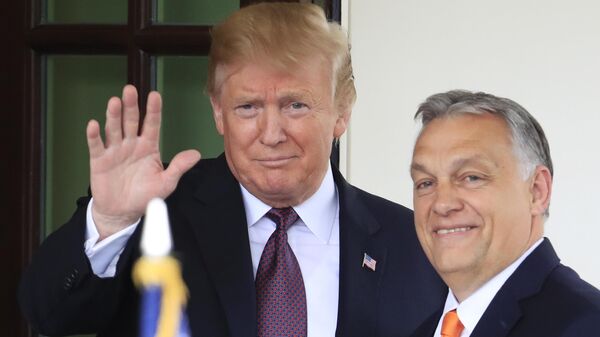 President Donald Trump welcomes Hungarian Prime Minister Viktor Orban to the White House in Washington, Monday, May 13, 2019 - Sputnik International