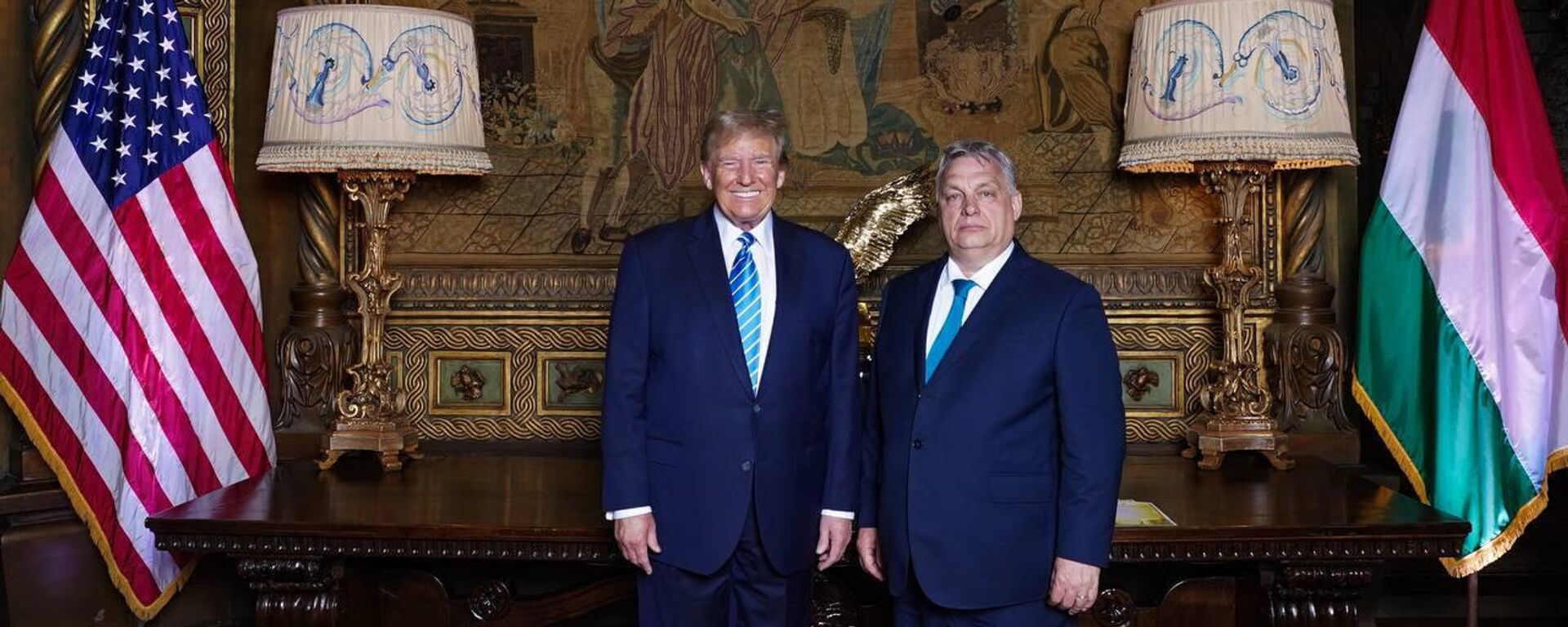 Trump and Orban - Sputnik International, 1920, 11.03.2024