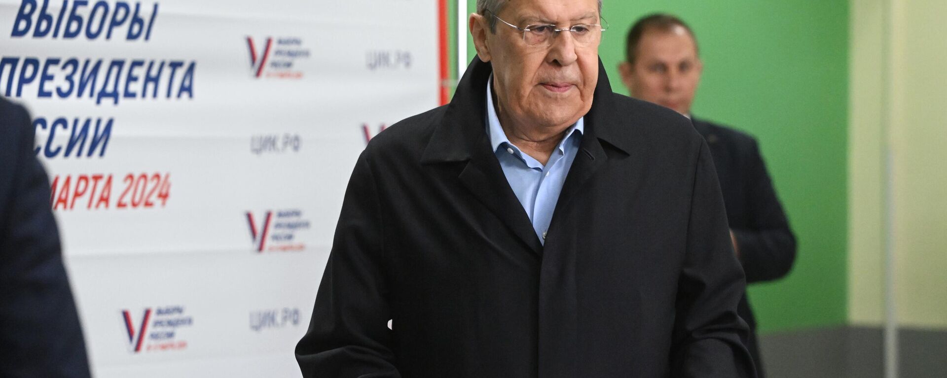 Russian Foreign Minister Sergey Lavrov votes at the country's presidential elections. March 15, 2024. - Sputnik International, 1920, 15.03.2024