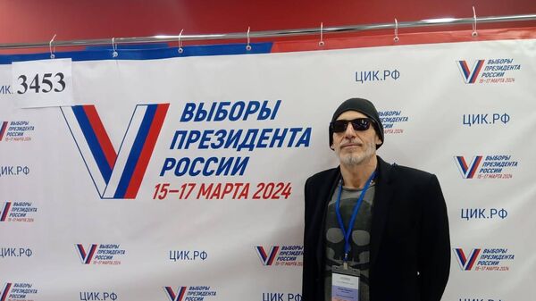 Dr. Marco Marsili, Italian observer at a Moscow polling station  - Sputnik International