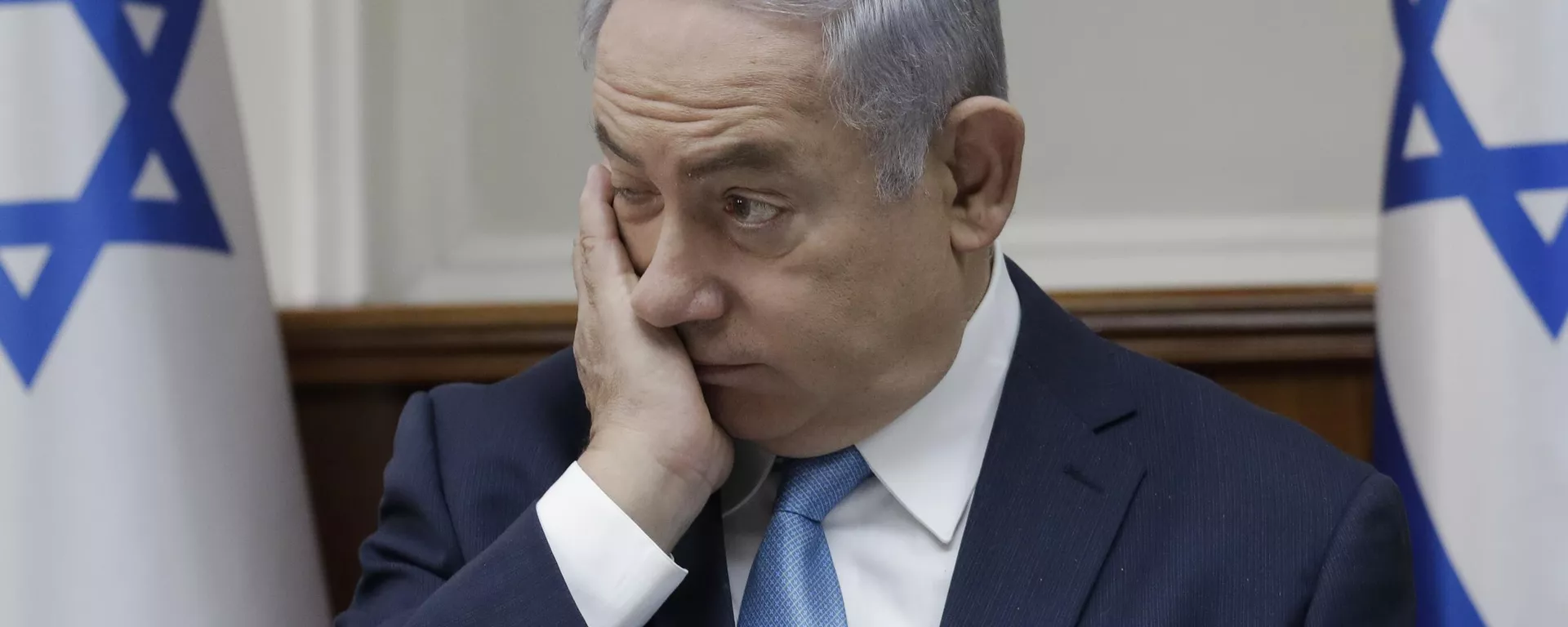 Israeli Prime Minister Benjamin Netanyahu attends a cabinet meeting in Jerusalem, Wednesday, Jan. 3, 2018 - Sputnik International, 1920, 13.11.2024