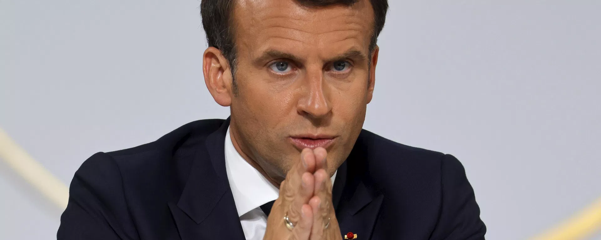French President Emmanuel Macron speaks during a news conference ahead of the G7 Summit, at the Elysee Palace in Paris, Thursday, June 10, 2021 - Sputnik International, 1920, 18.03.2024
