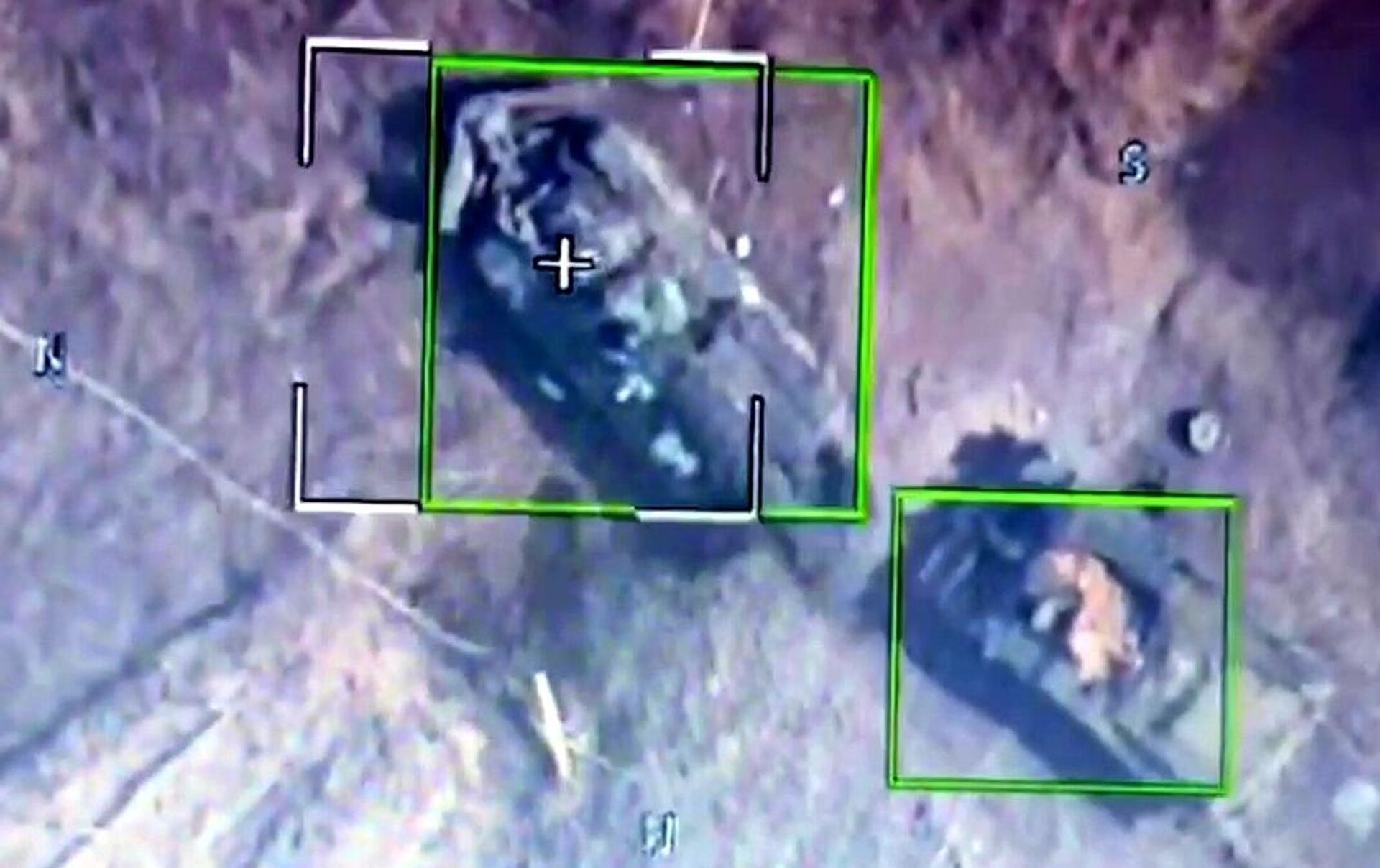 Screenshot of a video provided by the Russian Ministry of Defense showing destroyed equipment of a Ukrainian sabotage and reconnaissance group that tried to break into Russia's Belgorod region in the area of ​​the settlement of Spodaryushino. - Sputnik International, 1920, 20.03.2024