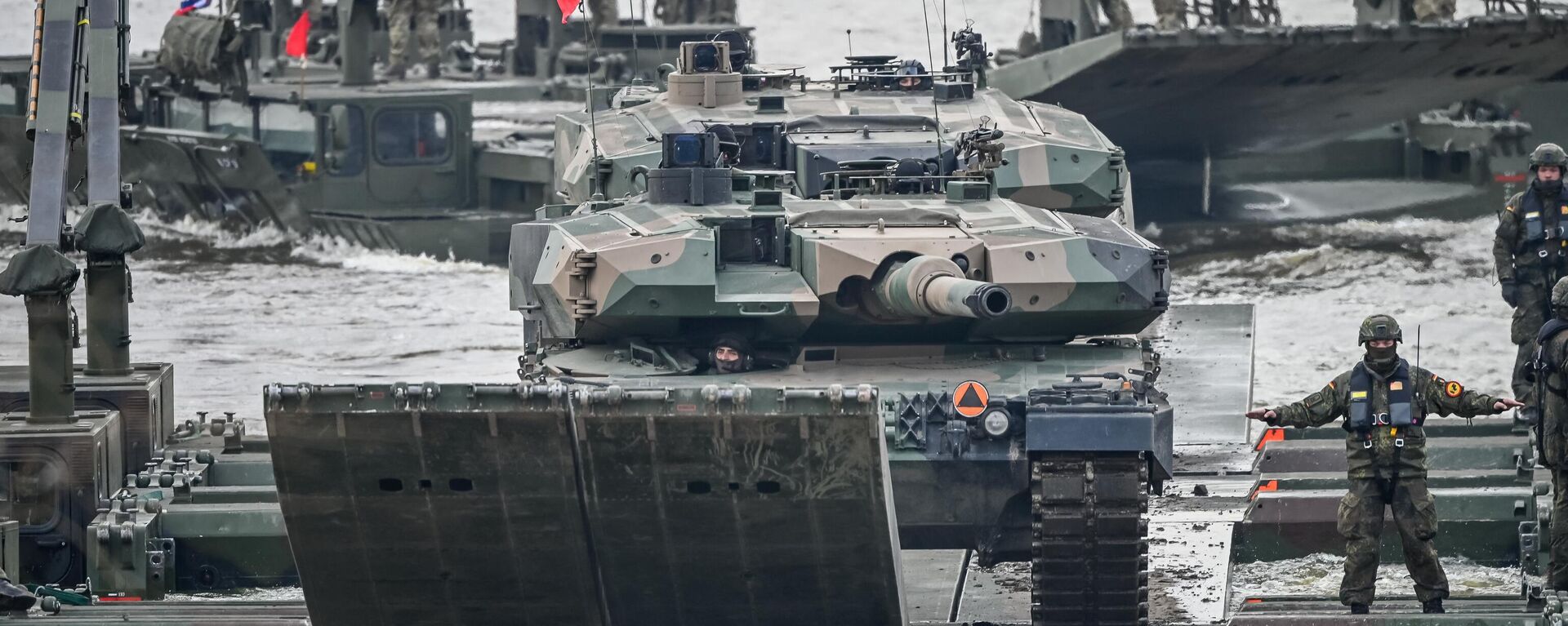 German Leopard 2A4 takes part in NATO's Steadfast Defender 2024 drills in Poland. File photo. - Sputnik International, 1920, 20.03.2024