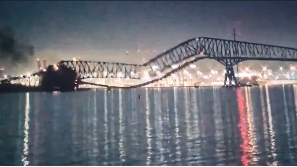 Key Bridge in Baltimore Collapses  - Sputnik International