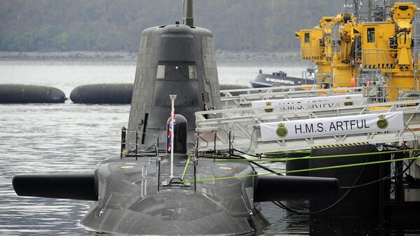Astute-class submarine HMS Artful warship of the Royal Navy. - Sputnik International