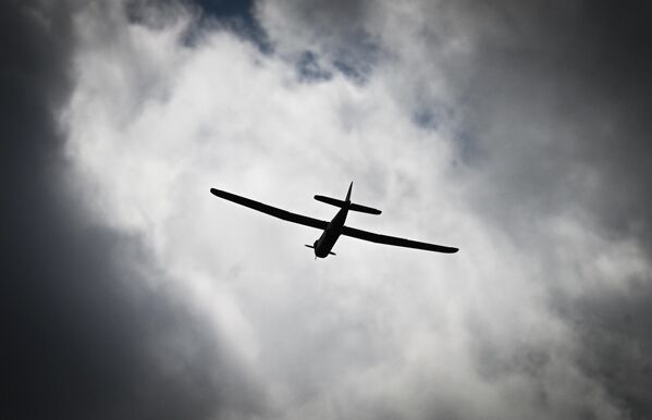 An Orlan-30 military drone patrolling the Avdeyevka skies. - Sputnik International