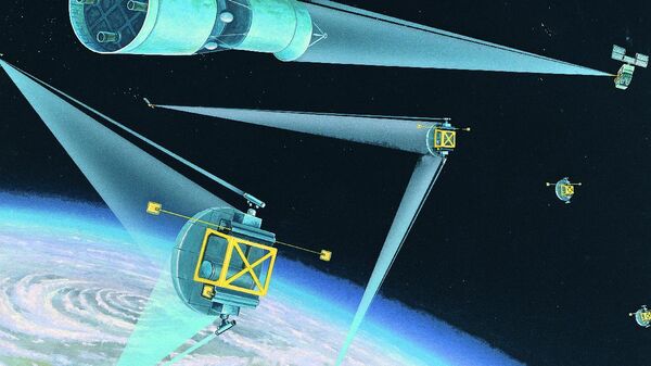 US Defense Intelligence Agency (DIA) illustration of space-based strategic defenses. - Sputnik International