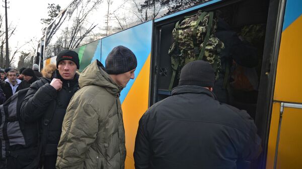 Mobilization underway in Ukraine  - Sputnik International