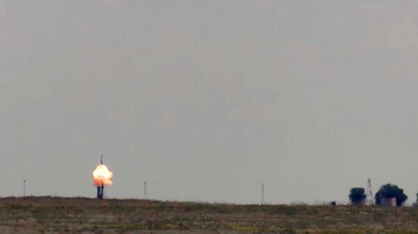 Missile test at the Kapustin Yar test site - Sputnik International