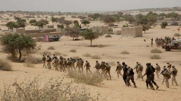 In this Saturday March 7, 2015 file photo, Chadian troops and Nigerian special forces participate in the Flintlock exercises with the U.S. military and its Western partners in Mao, Chad - Sputnik International