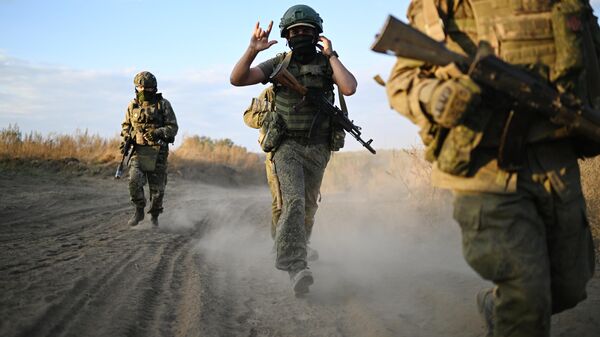 Russian servicemen in the special operation zone. File photo - Sputnik International