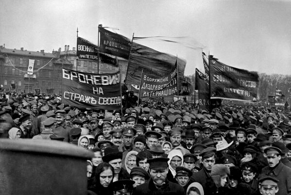 May Day demonstration in Petrograd. May 1, 1917. - Sputnik International