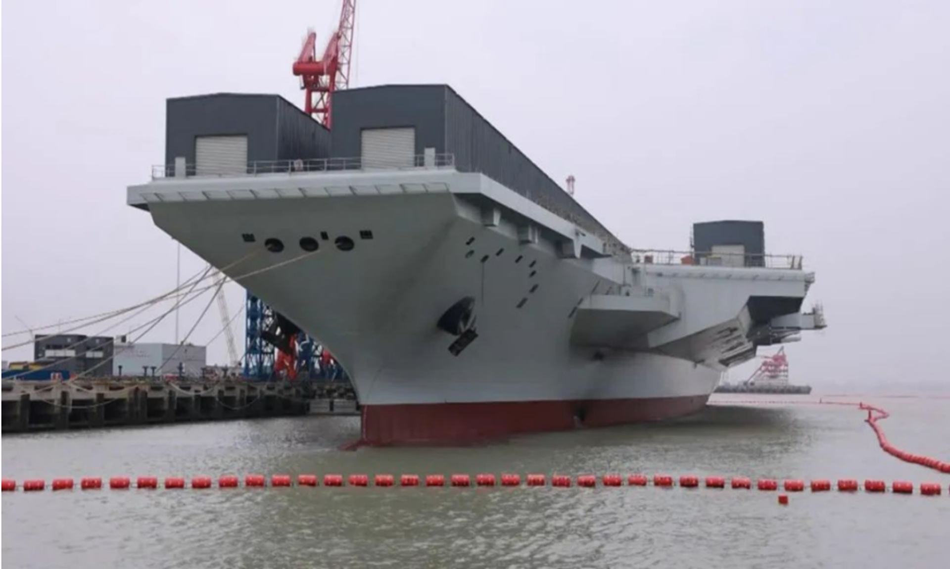 Screenshot of  China's aircraft carrier the Fujian. - Sputnik International, 1920, 01.05.2024