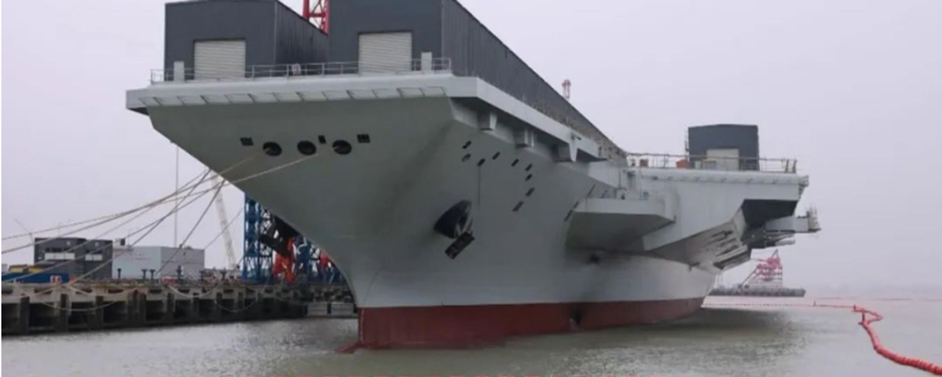 Screenshot of  China's aircraft carrier the Fujian. - Sputnik International, 1920, 13.11.2025