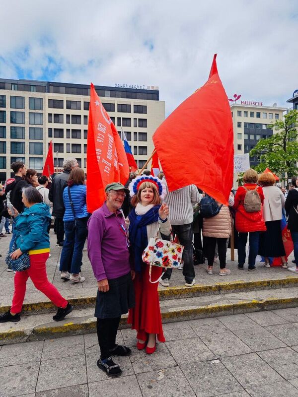 German residents participate in an annual Immortal Regiment march. - Sputnik International