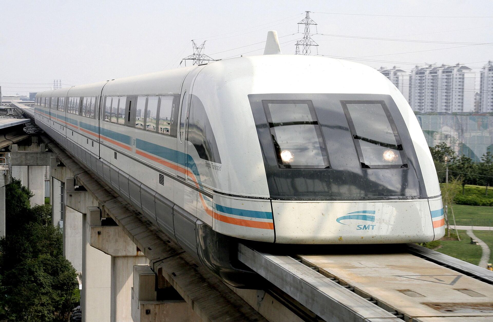 A maglev train in Shanghai, China. - Sputnik International, 1920, 09.05.2024