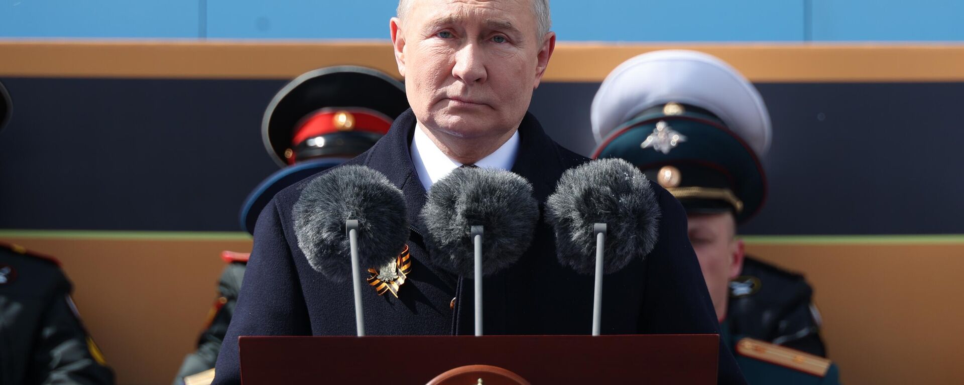 May 9, 2024. Russian President Vladimir Putin speaks at a parade in Moscow dedicated to the 79th anniversary of Victory in the Great Patriotic War. - Sputnik International, 1920, 09.05.2024