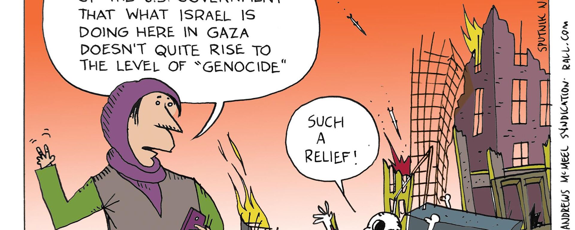 The Biden Administration has announced that it does not formally believe that Israel's actions against Gaza rise yet to the official definition of genocide. - Sputnik International, 1920, 15.05.2024