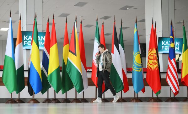 Flags of some of the countries representing their nations at the international event. - Sputnik International