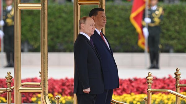 President Vladimir Putin arrived in China on an official visit - Sputnik International