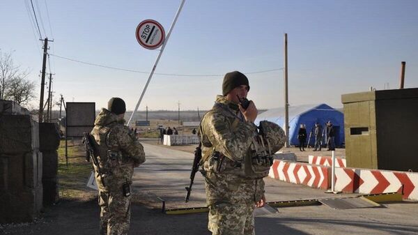 Ukrainian border guards - Sputnik International