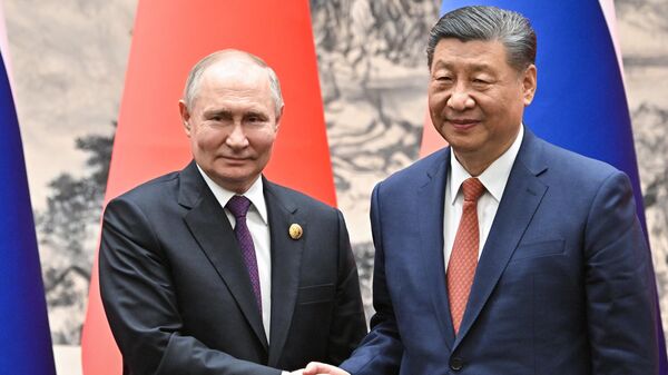 President Vladimir Putin arrived in China on an official visit - Sputnik International