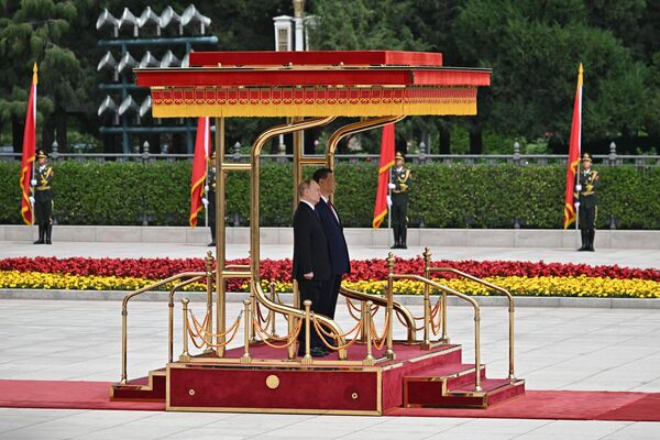 Welcome ceremony in Beijing. - Sputnik International