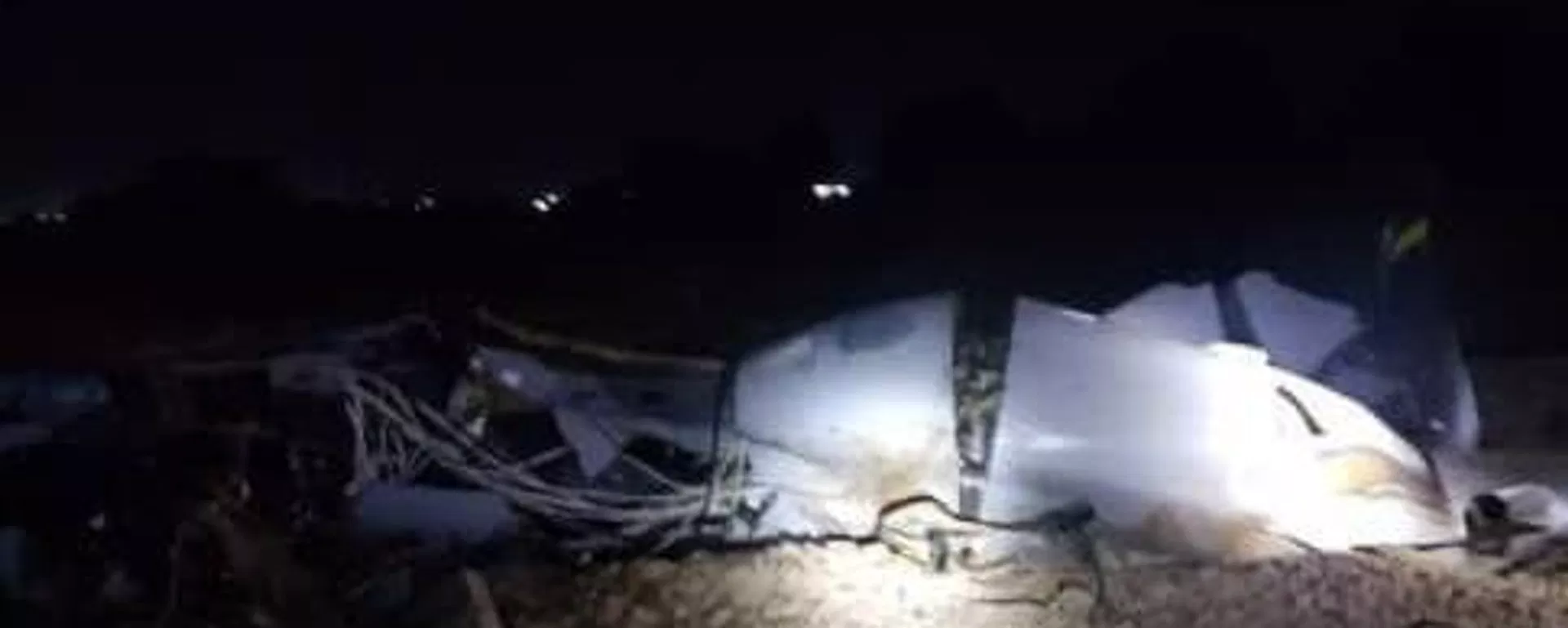 Social media footage shows what appears to be another US Reaper drone downed by the Houthis over Yemen. - Sputnik International, 1920, 17.05.2024