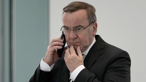 Министр обороны Германии Борис Писториус. Архивное фото - Sputnik International